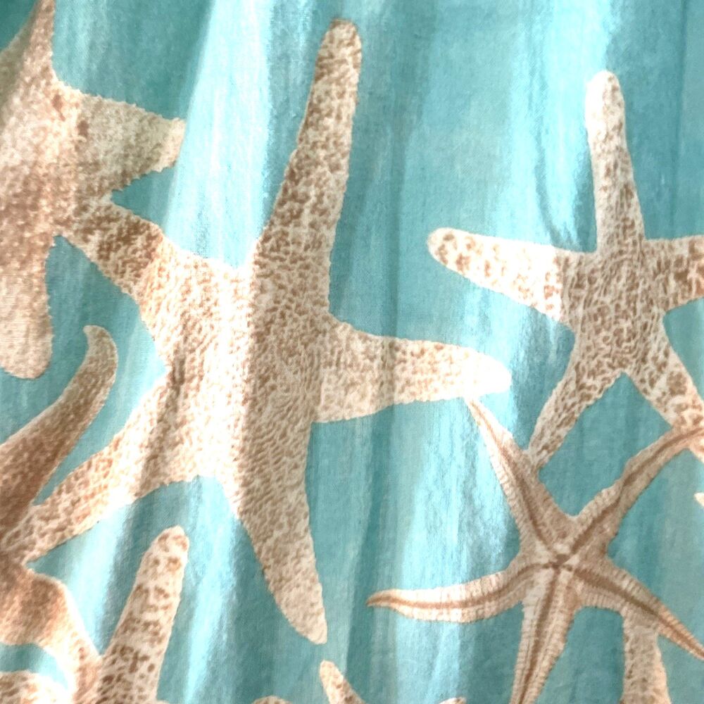 ANTICA SARTORIA  SMALL AQUA Sand Dollar Dress/beach Coverup - Picture 3 of 9